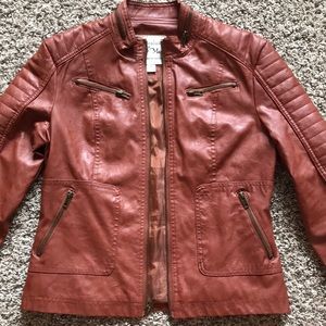 Marilyn and Me Faux Leather Jacket